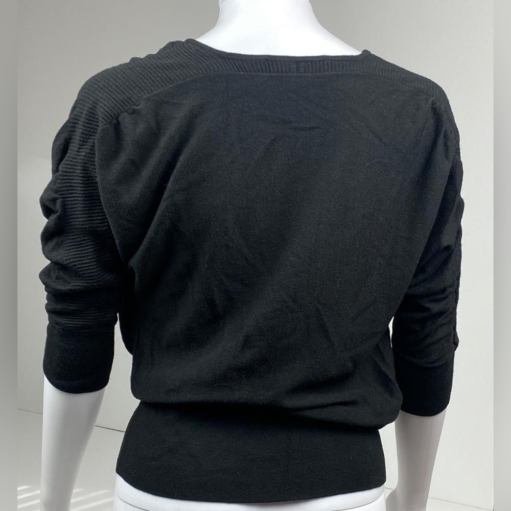 Ann Taylors the LOFT Sweater Womens Small Black Business Casual - Picture 4 of 14